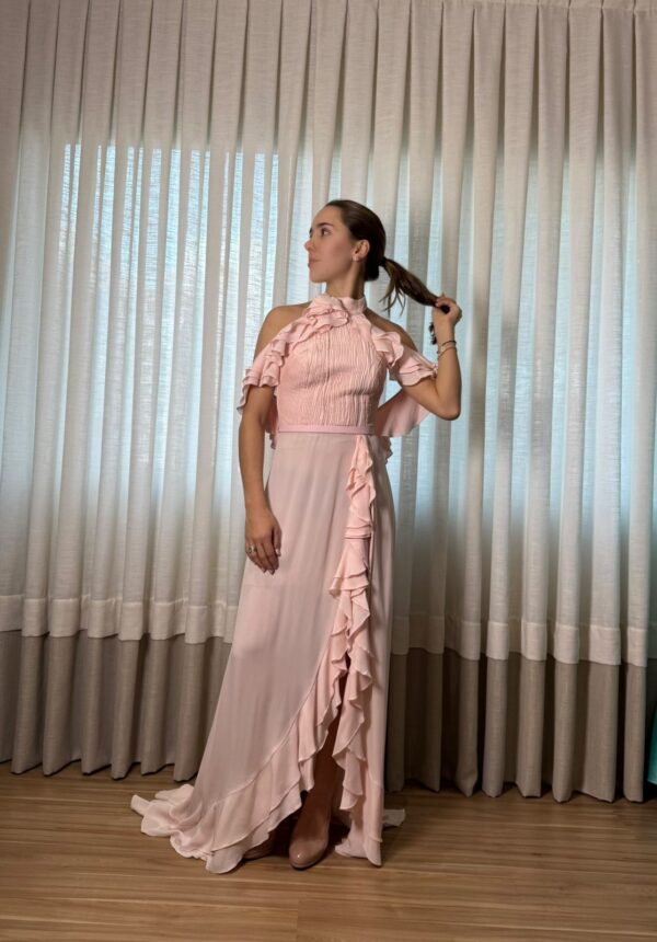 Vestido Elisa Lima Rosa Claro - Image 2